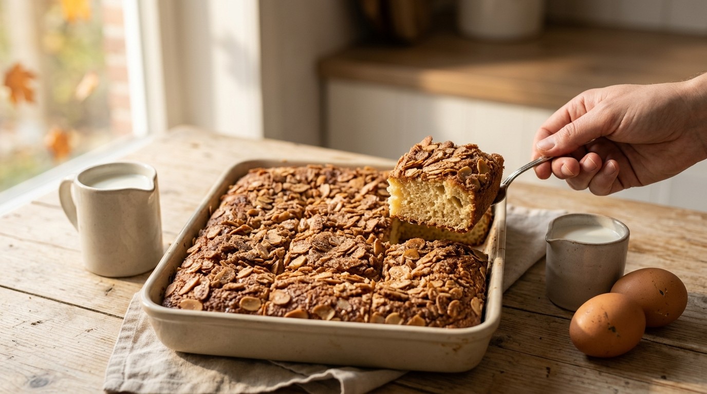 Kaneel-amandelkoek