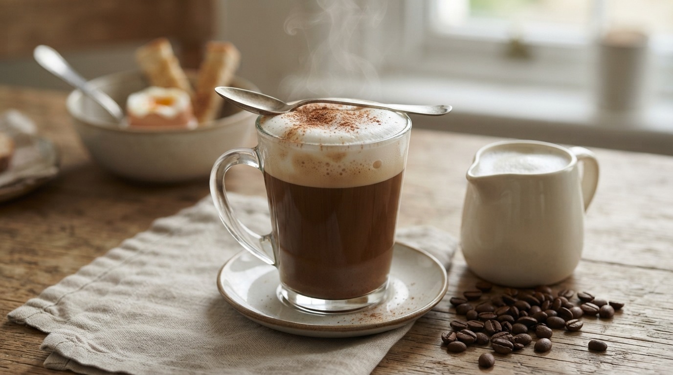 kaneel koffie of cappucino