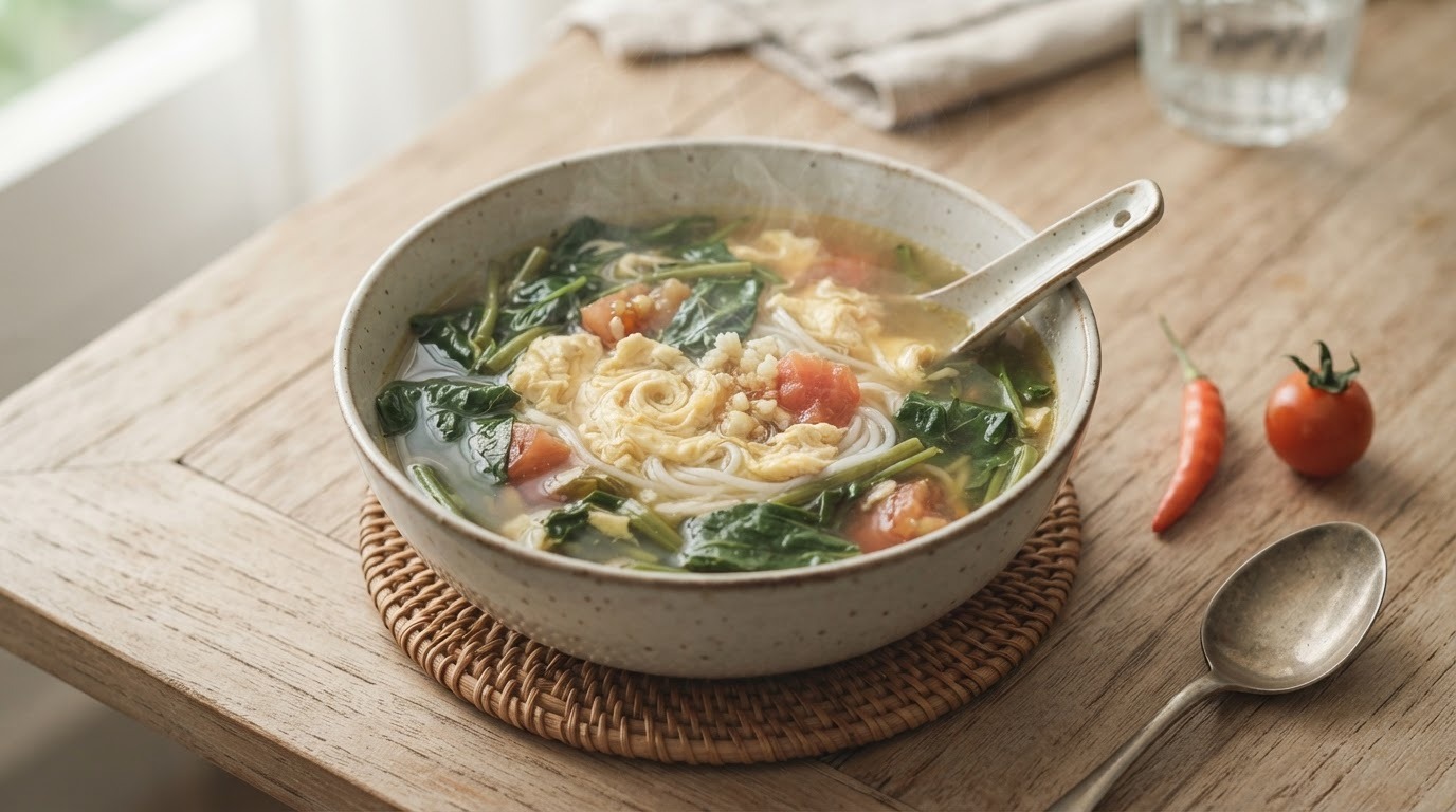 Kangkung-soep