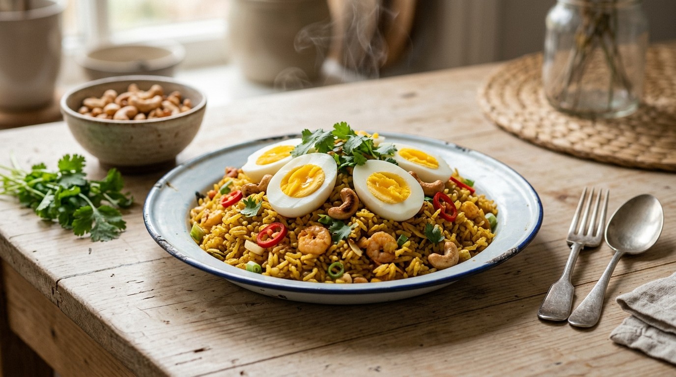 Kare Nasi dan Telor
