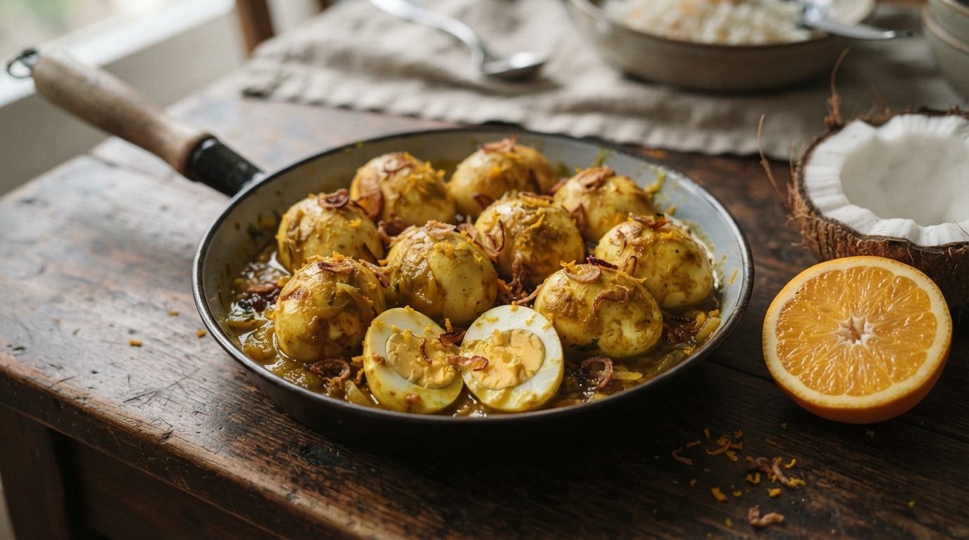 Kerrie-eieren (Surinaams bijgerecht)