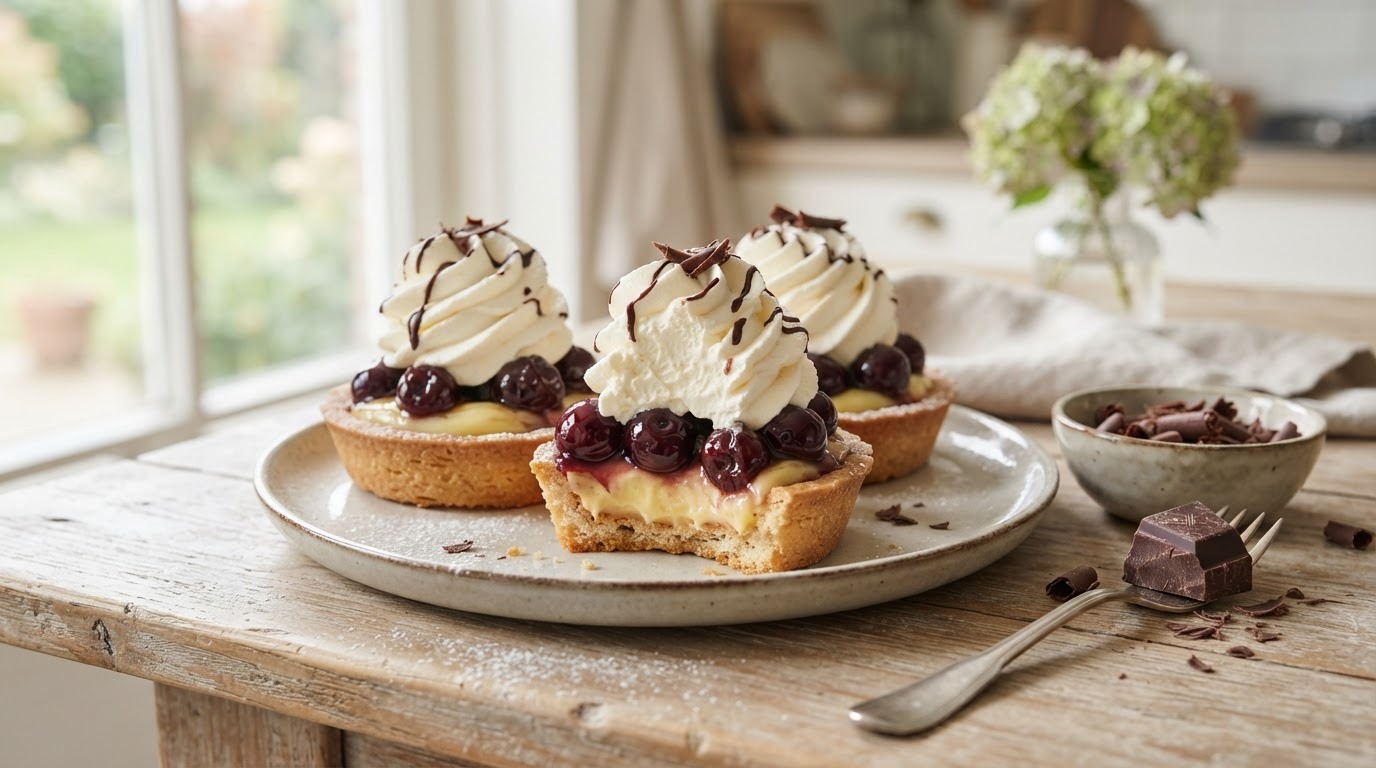 Kersengebakjes met room