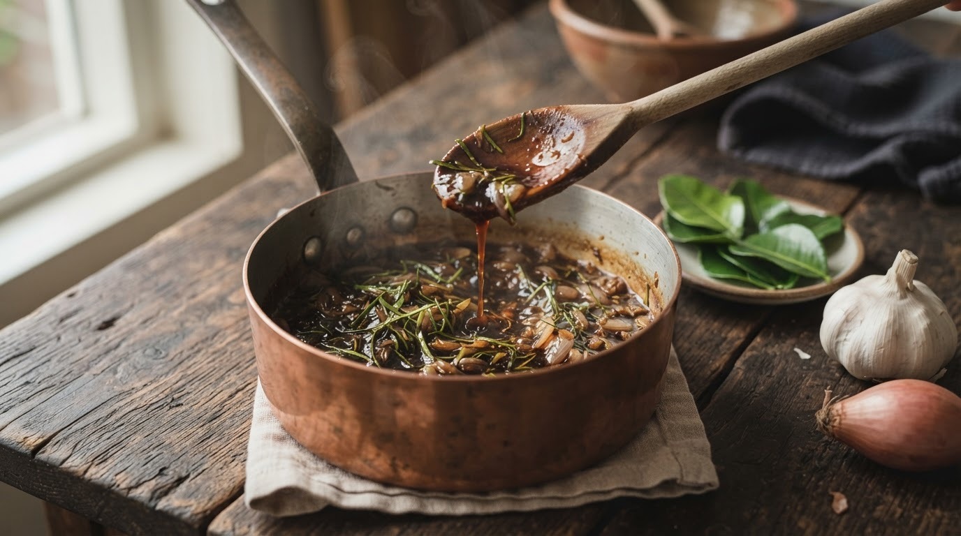 Ketjapsaus met djeroek poeroet