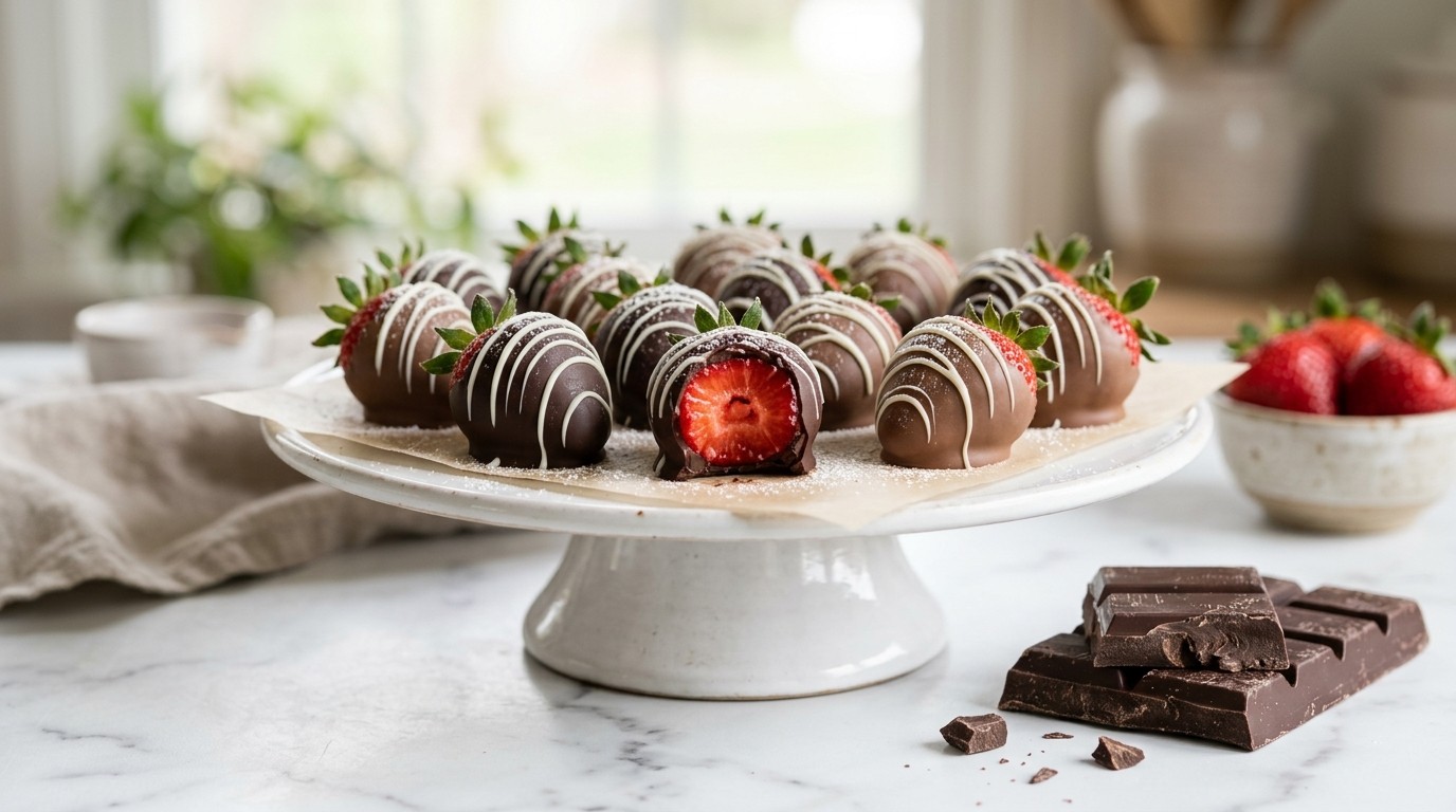 Kindvriendelijk aardbei-bonbons