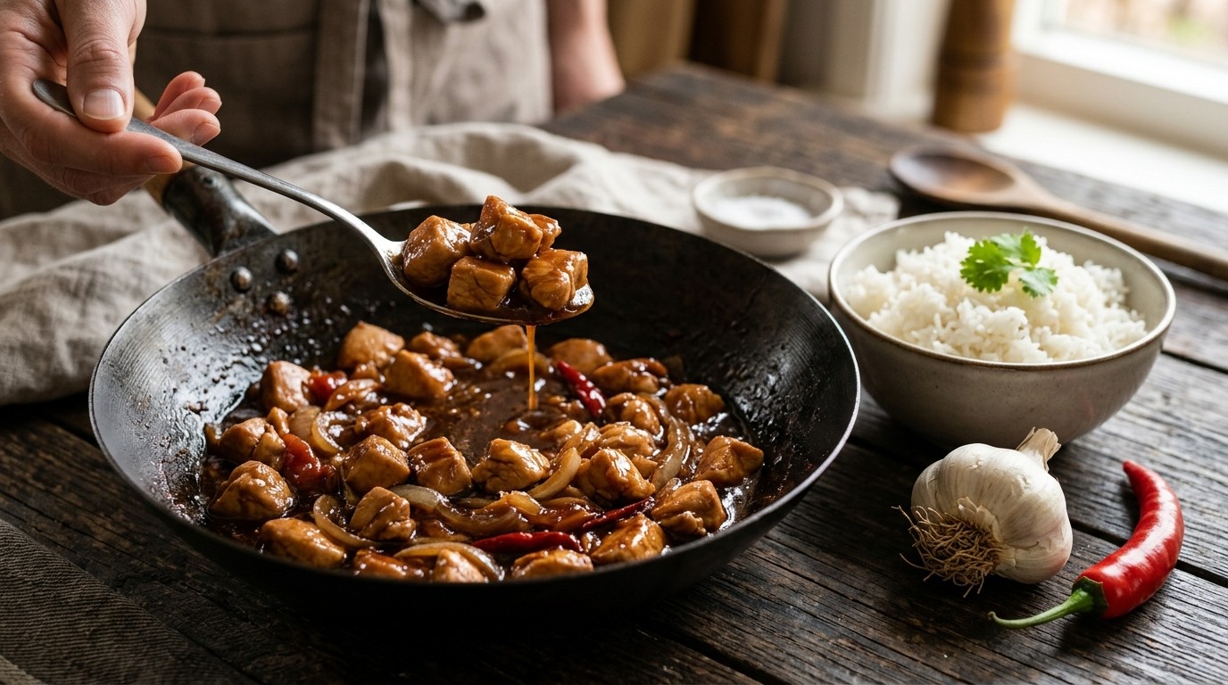 Kip in Ketjapsaus