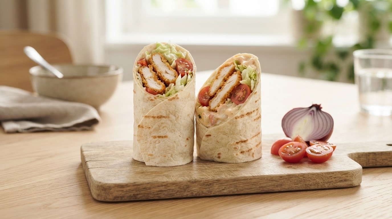 Kip krokant wraps