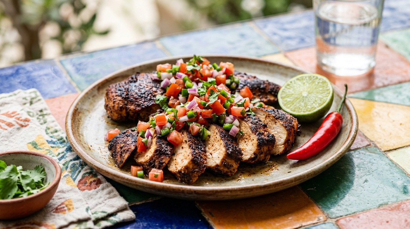 Kip met Pico de Gallo