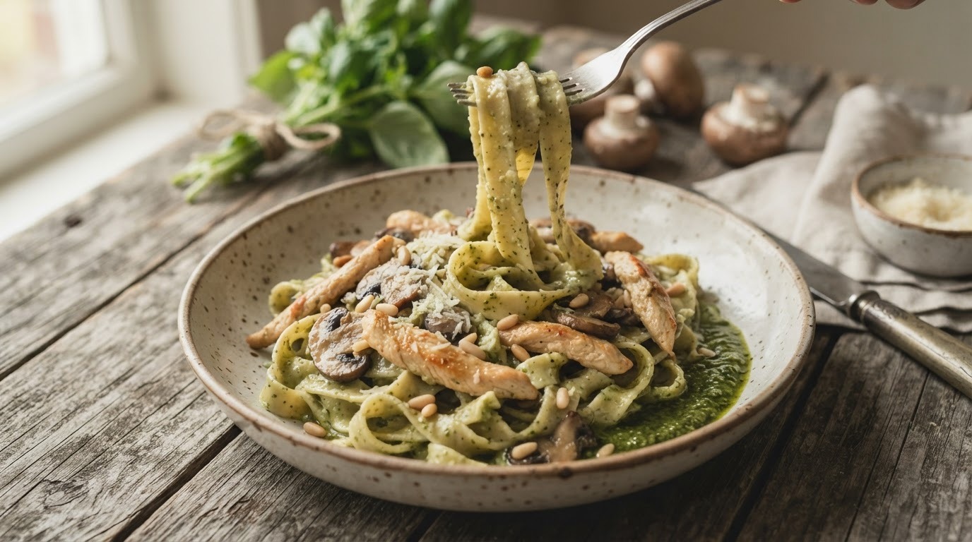 Kip pesto