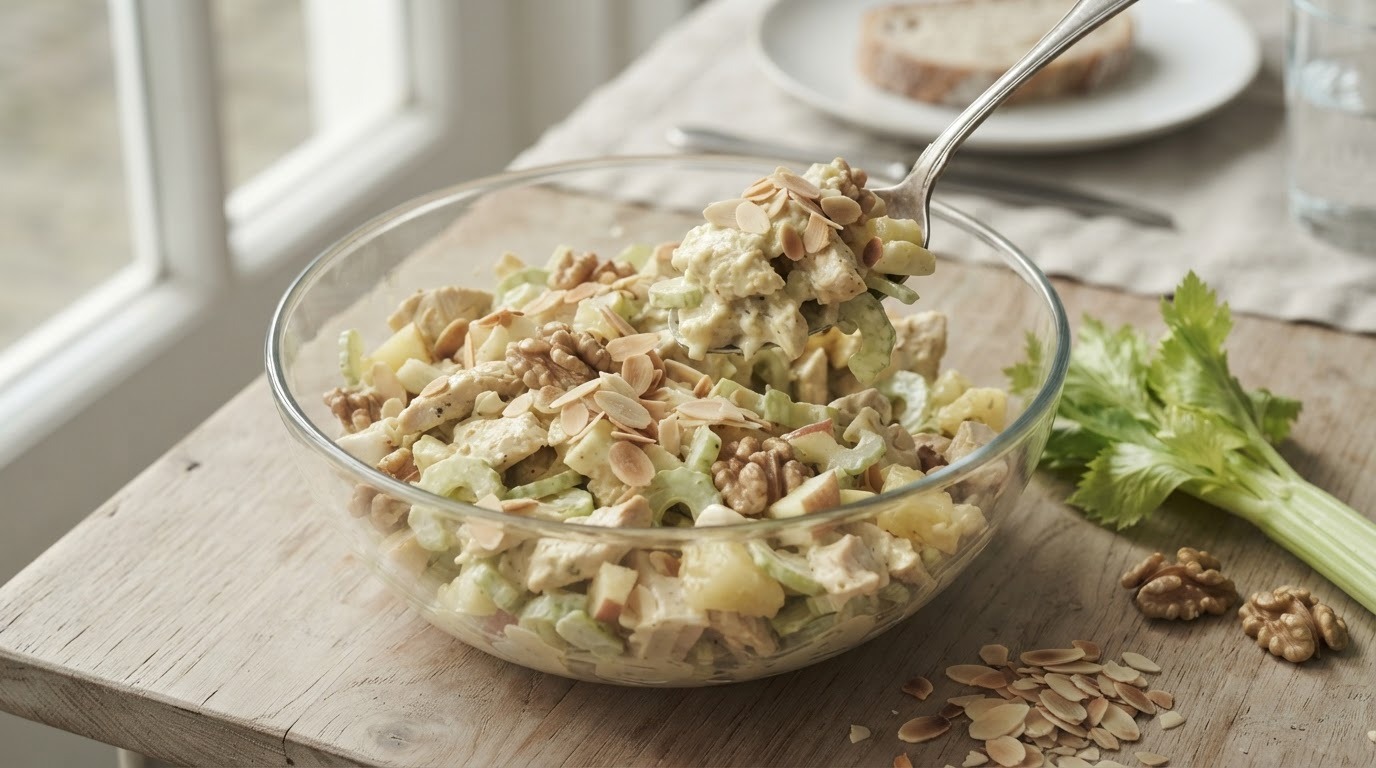 Kip selderij salade