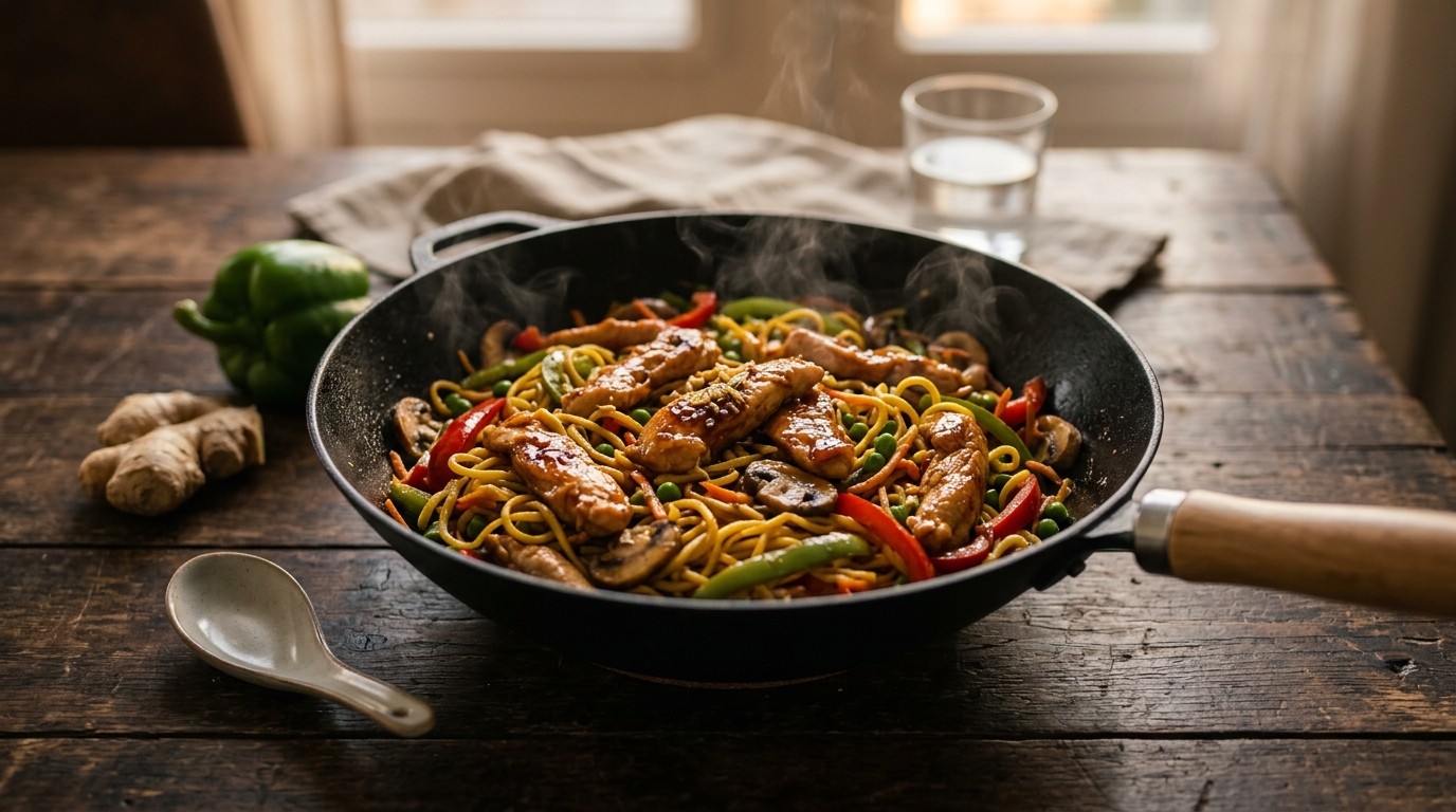 Kip Teriyaki met Noedels