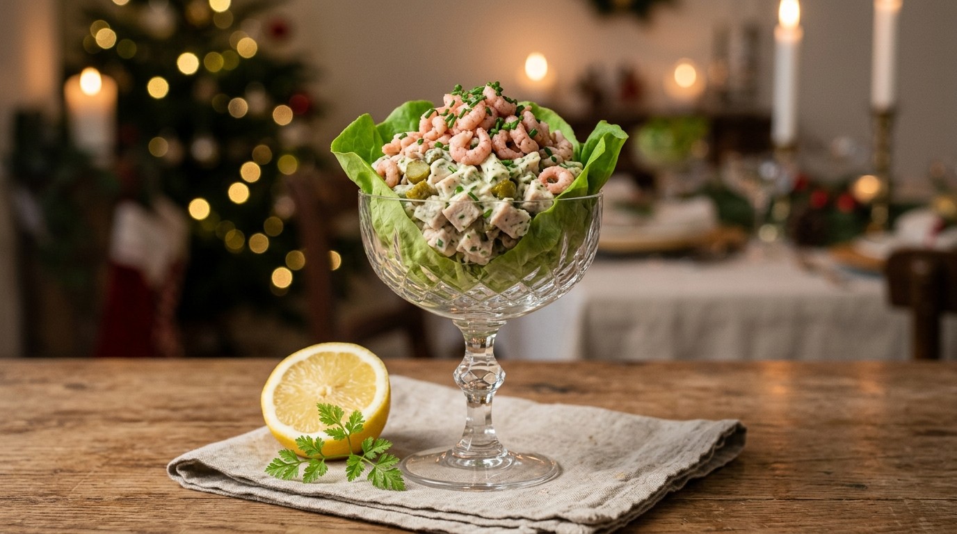 Kipcocktail met Hollandse Garnalen