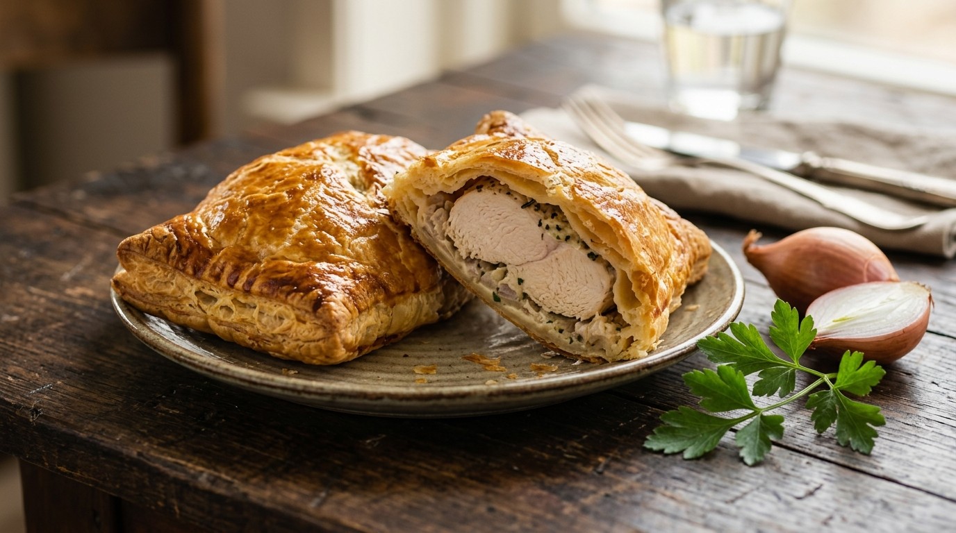 Kipfilet in een Bruin Jasje