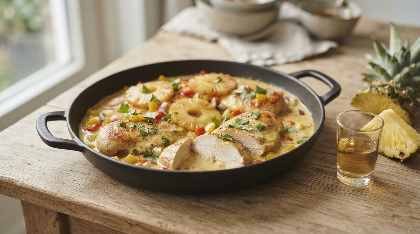 Kipfilet met ananas