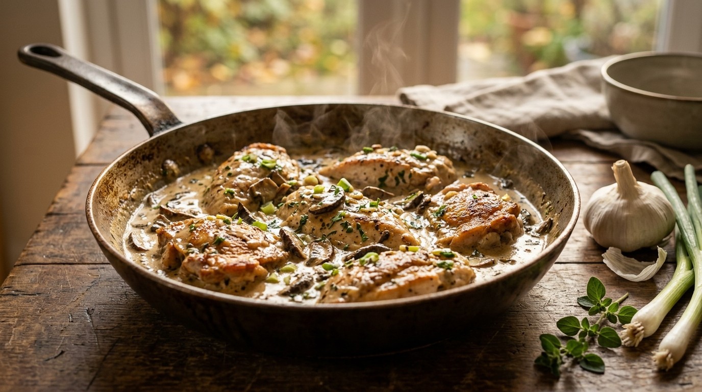 Kipfilet met Porcini mix