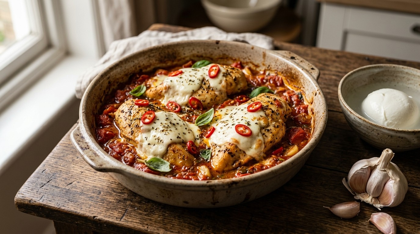 Kipfilet uit de Oven met Tomaten