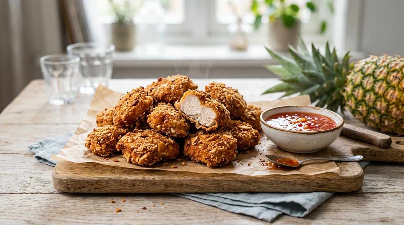 Kipnuggets met Zoetzure Saus