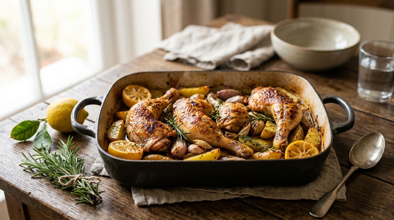Kippenpoten uit de oven