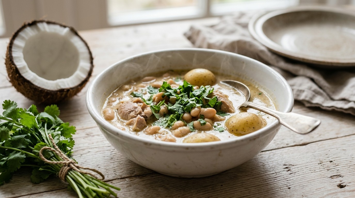 Kippotje met Kokos