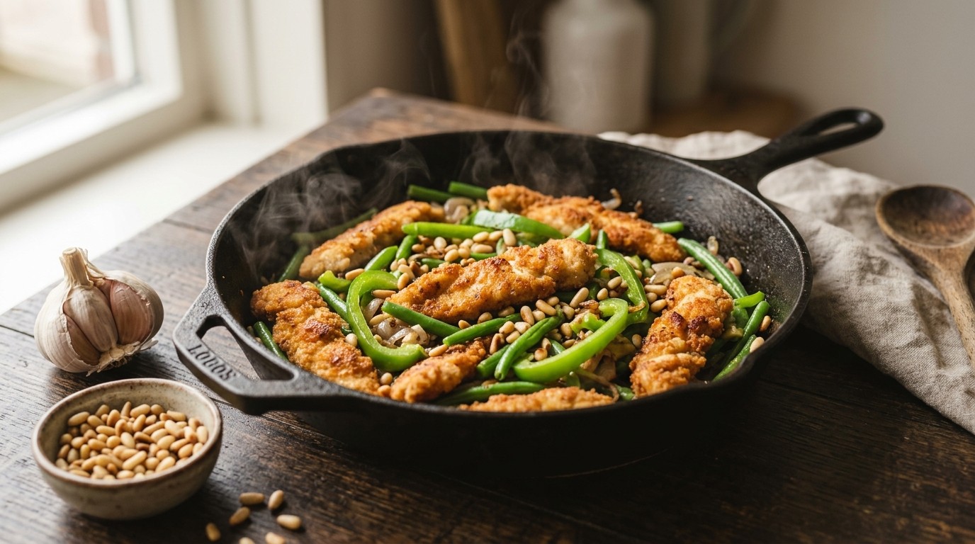 Kipschnitzeltjes met paprika