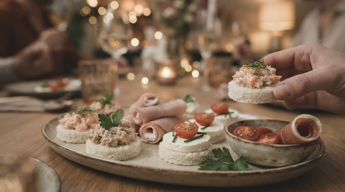 Kleine hapjes voor op feestjes