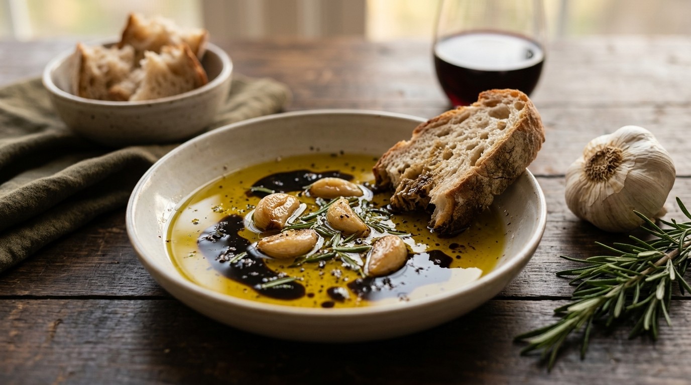 Knoflook-Balsamico dipsaus