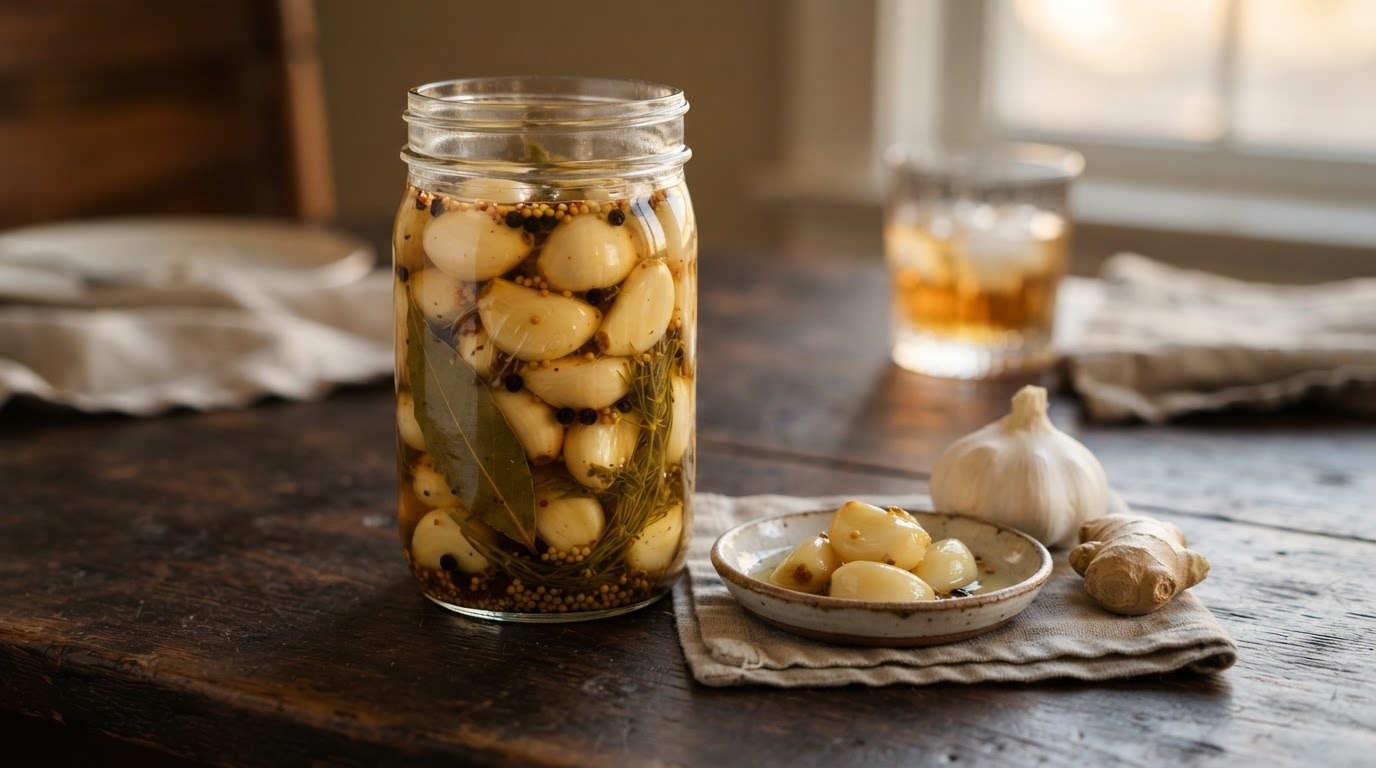 Knoflook-Pickles