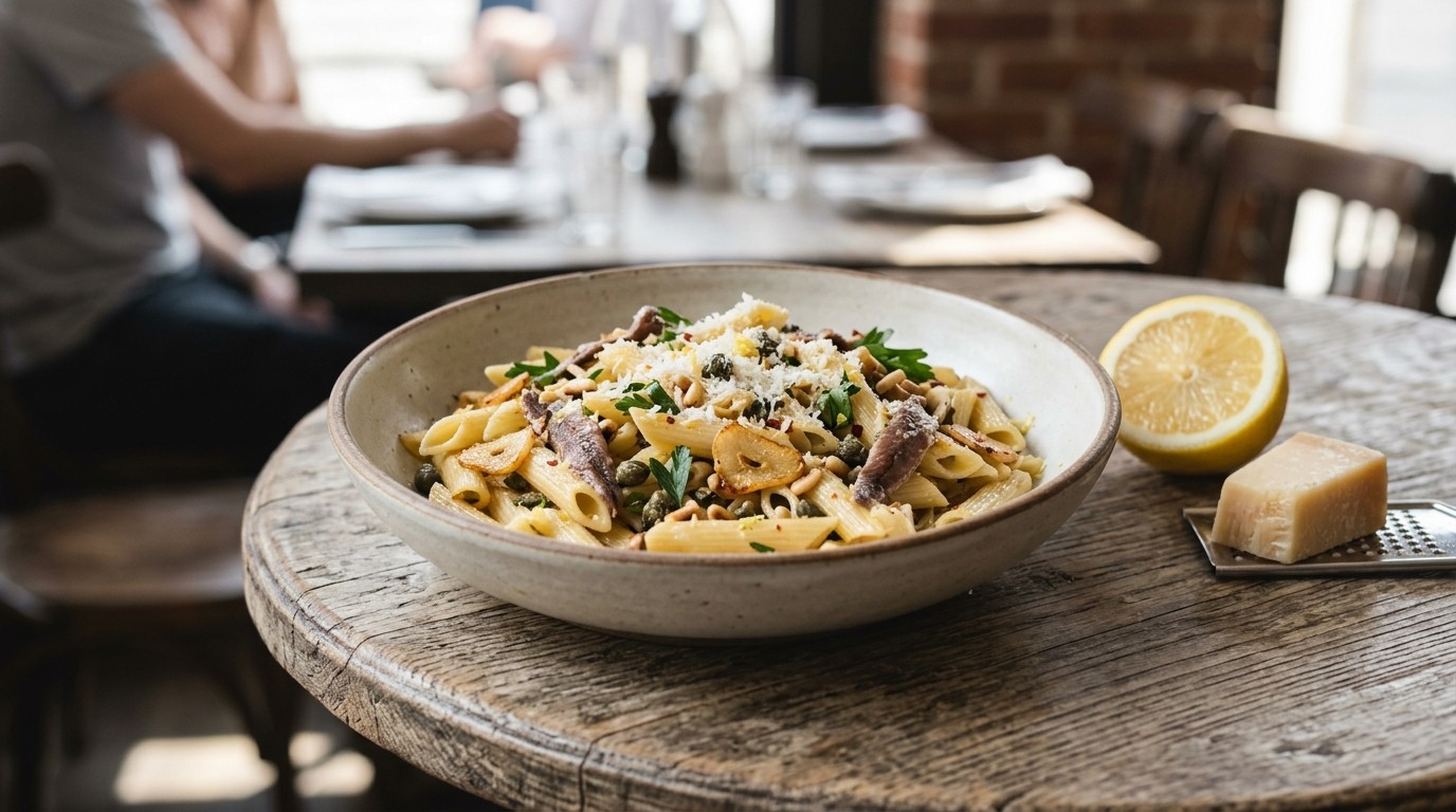 Knoflookpasta met Ansjovis