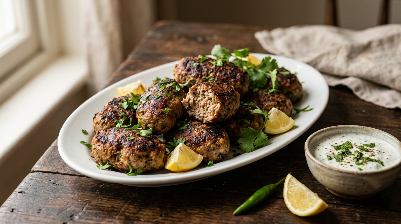 Kofta Kabab Kasta (gekruid Varkensvlees)