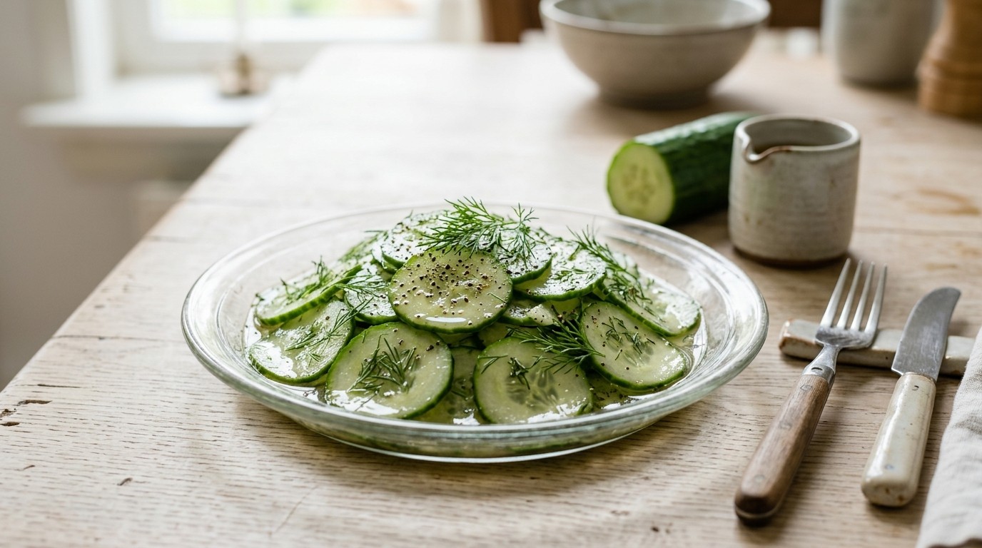 Komkommer Salade