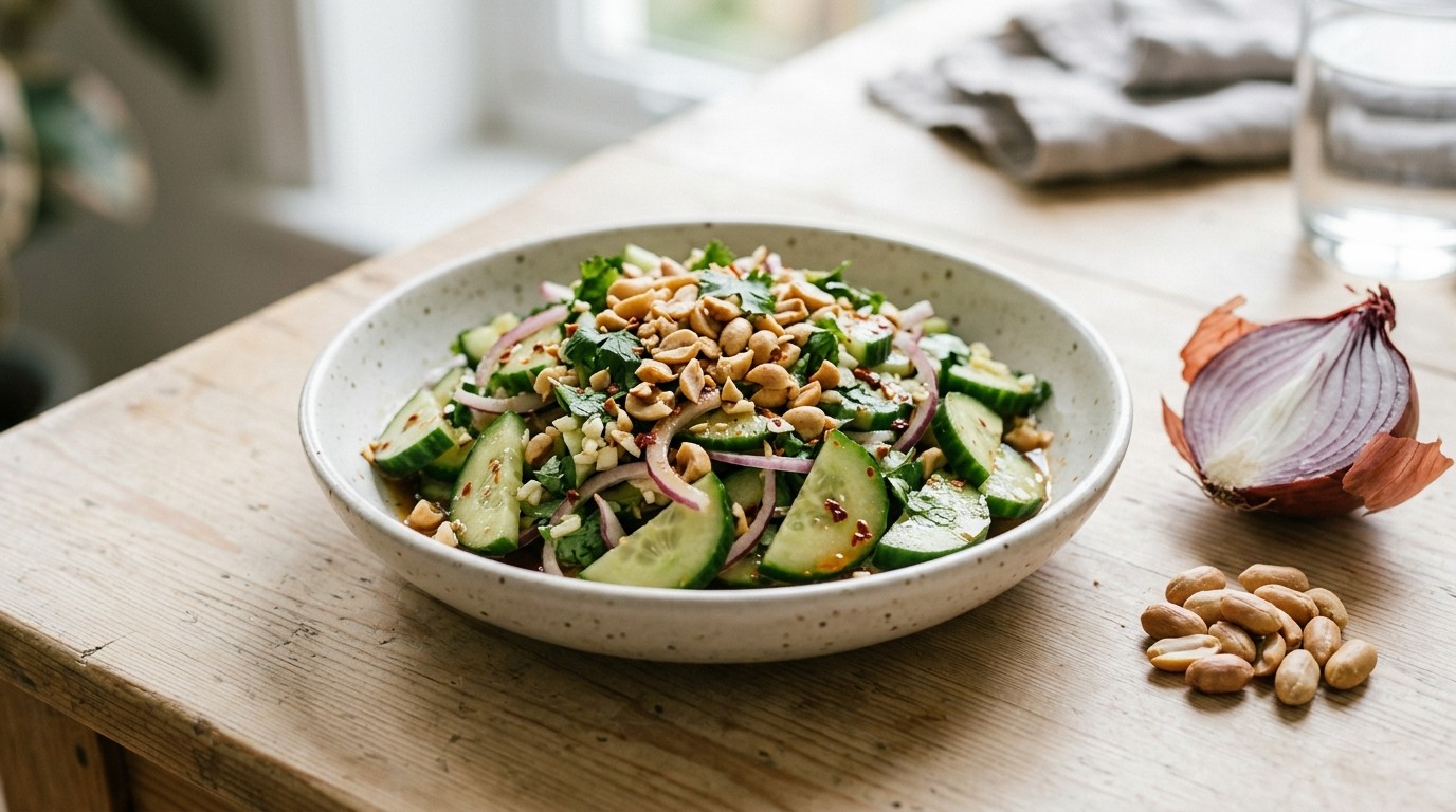 Komkommersalade (pikant)