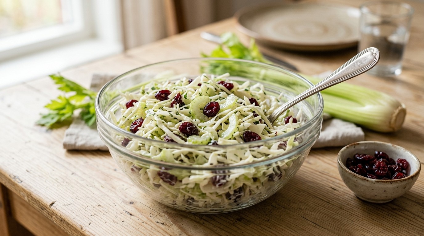Koolsalade met Cranberry's