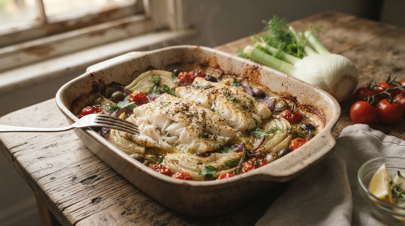 Koolvis met Venkel uit de Oven