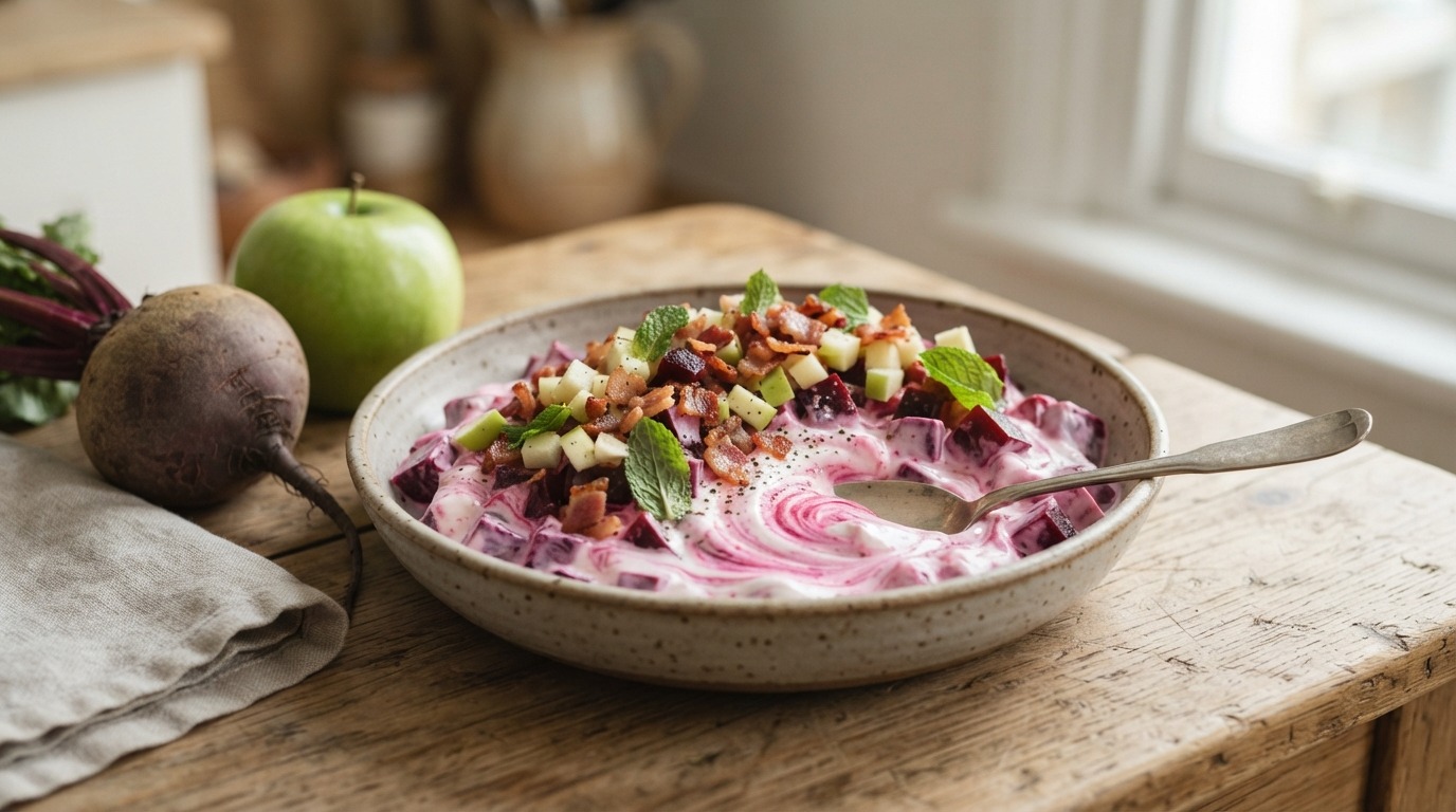 Koude bietensalade