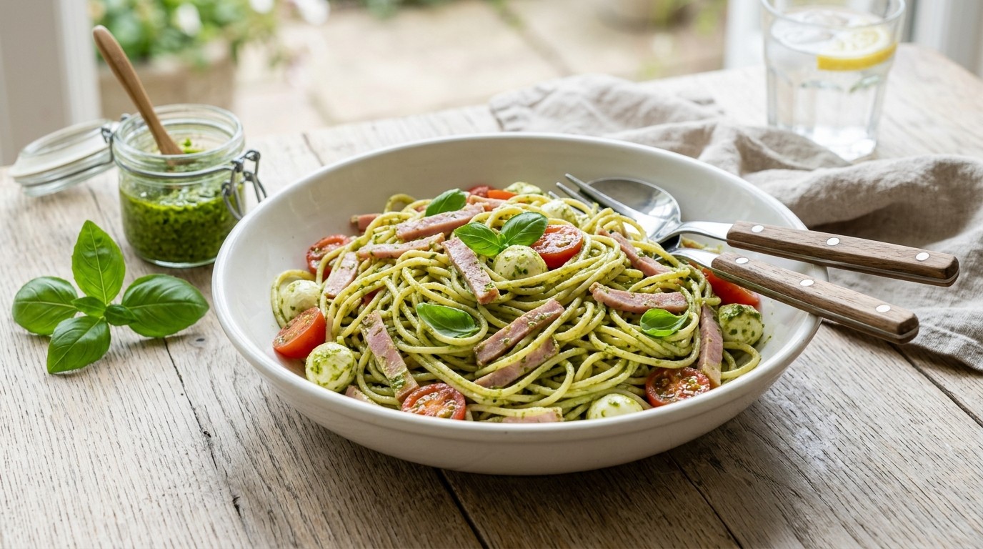 Koude spaghettisalade