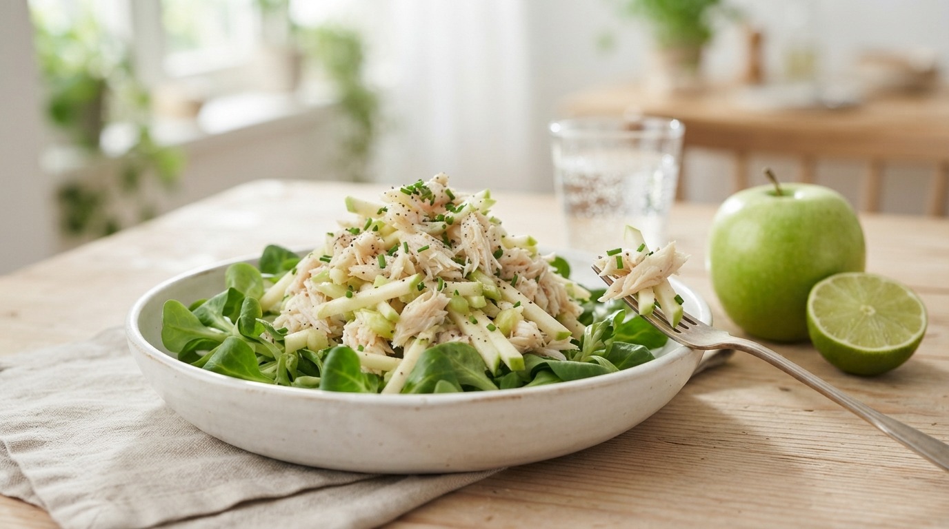 Krabsalade met appel