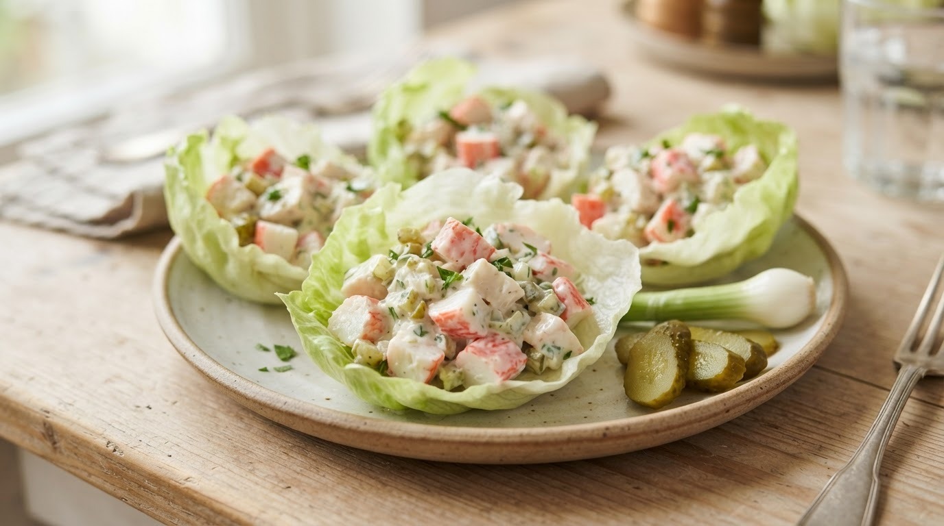 Krabstick salade