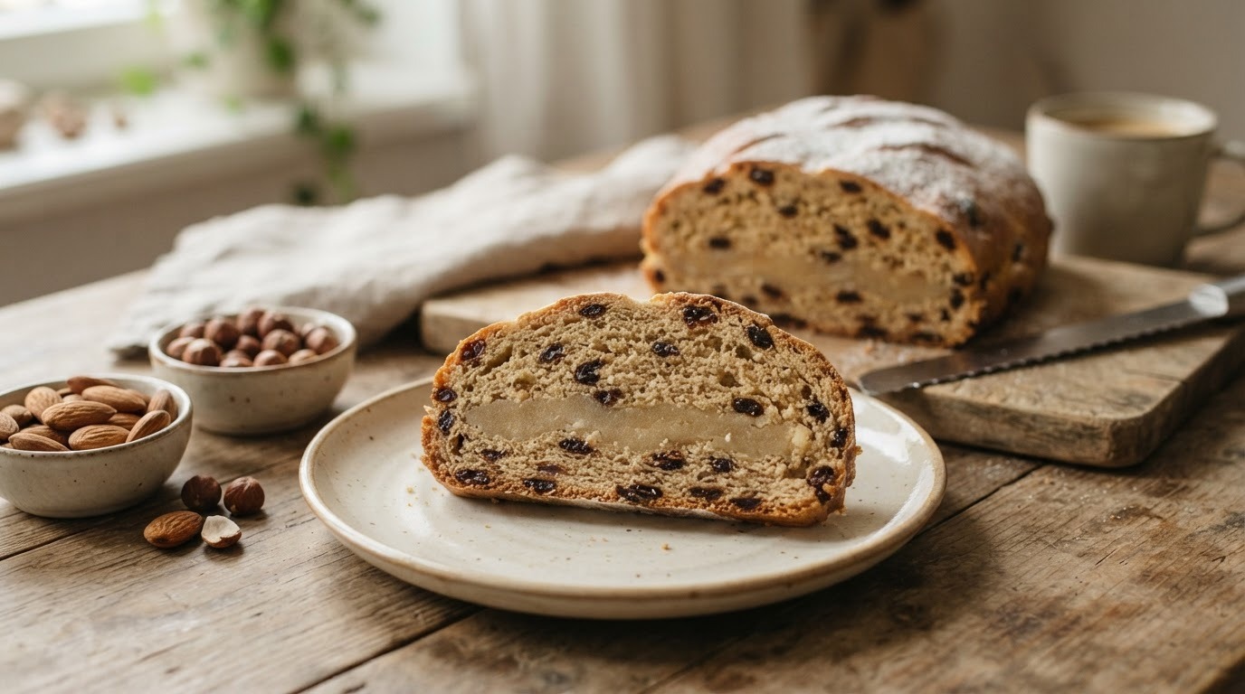 Krentenbrood met spijs