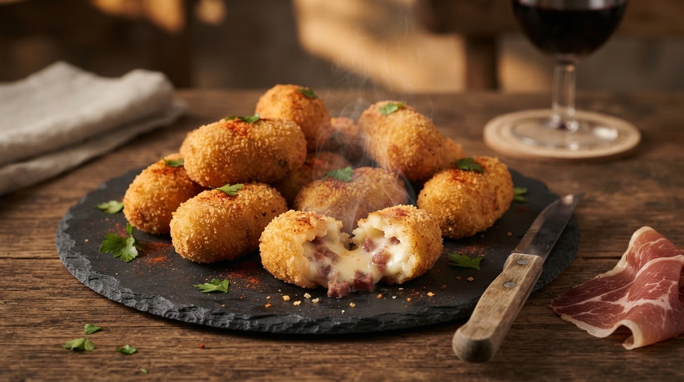 Kroketjes van seranoham