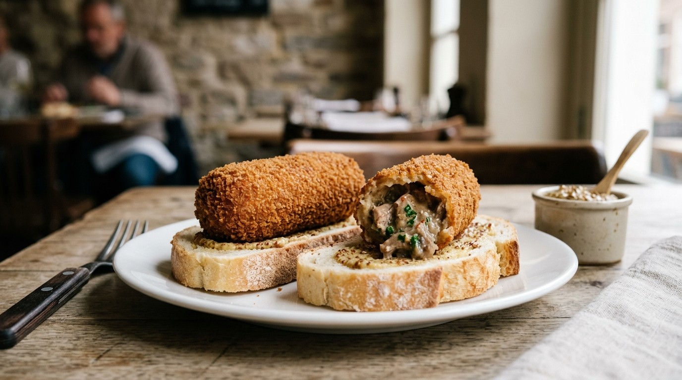 Kroketten met kalfsvlees