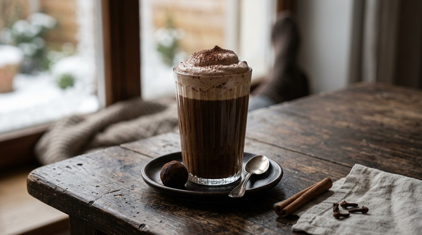 Kruidige Koffie met Chocoladeroom