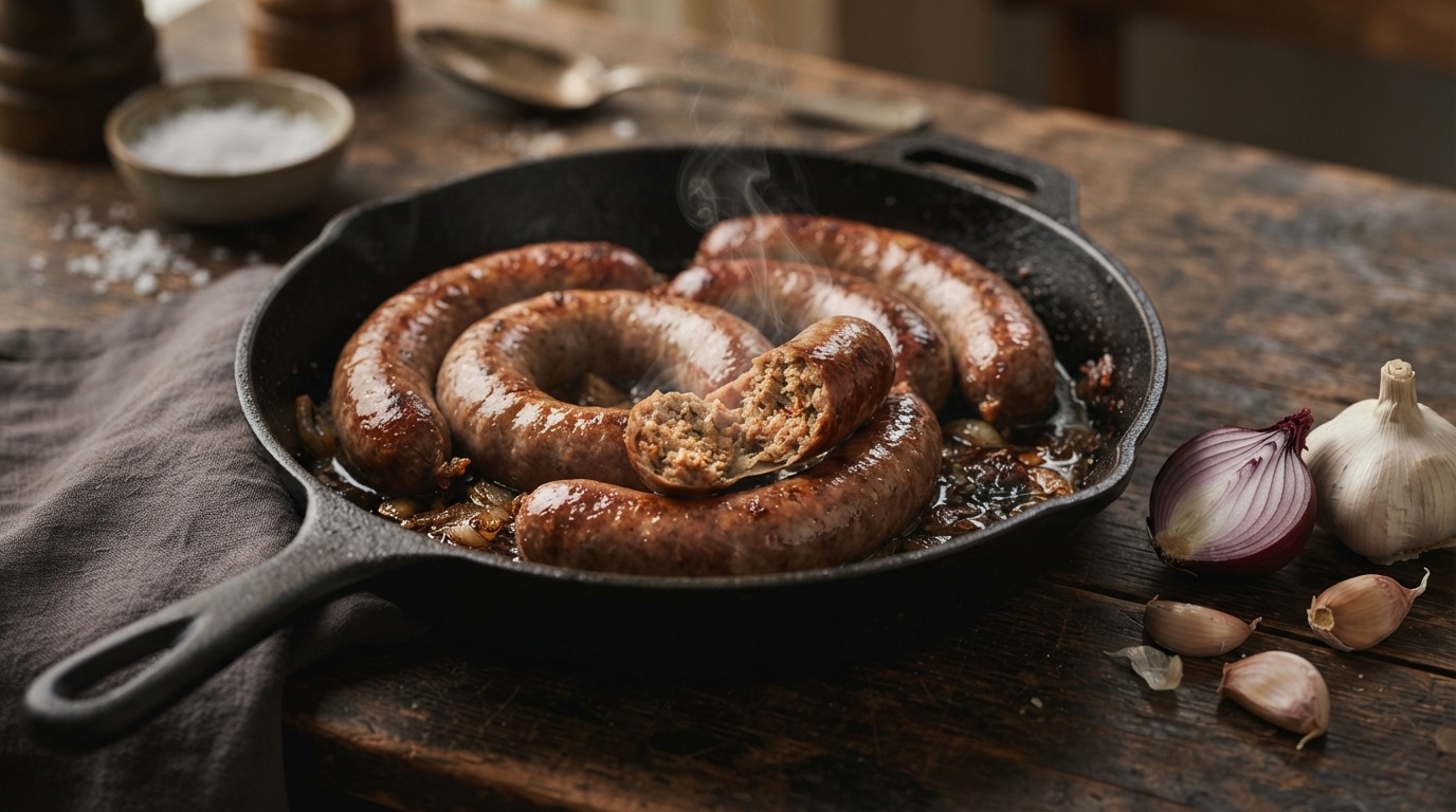Kruidige saucijzen