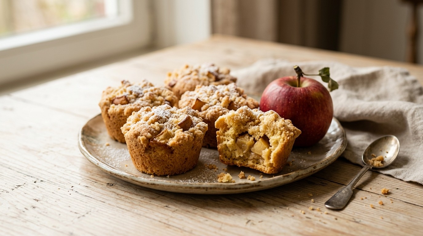 Kruimelige Appelkoeken