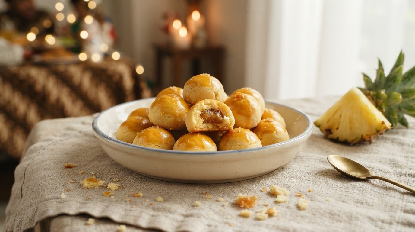 Kue nastar (zoete hapjes)