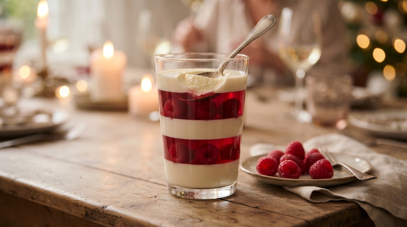 Laagjes gelatinepudding