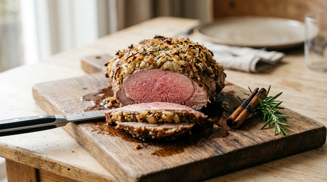 Lamsbout met Uienkorstje