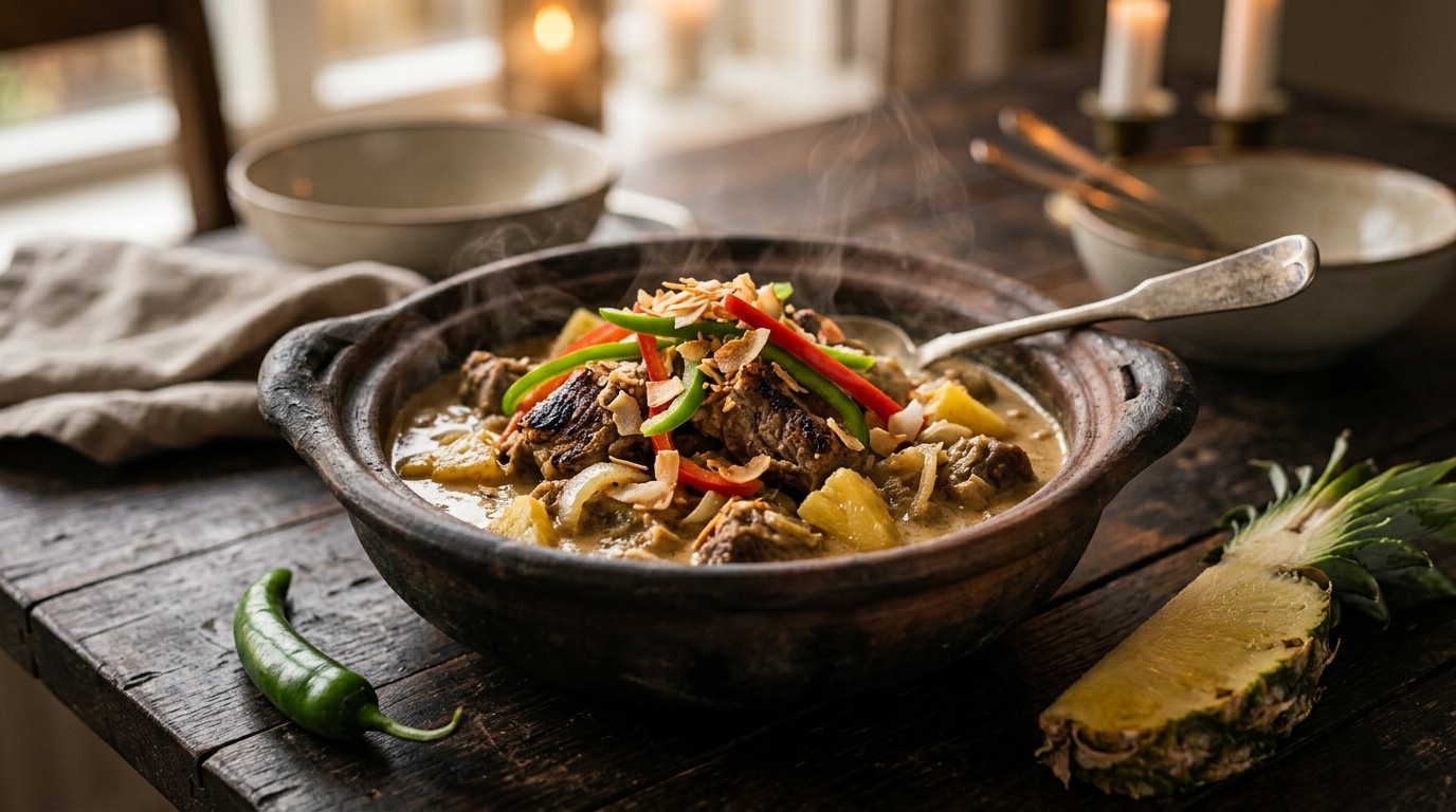 Lamsschotel met Curry
