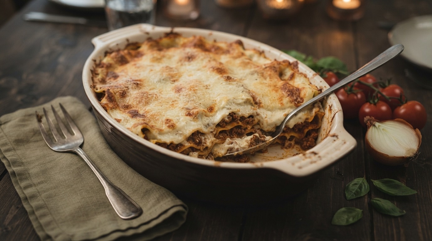Lasagne met monchou