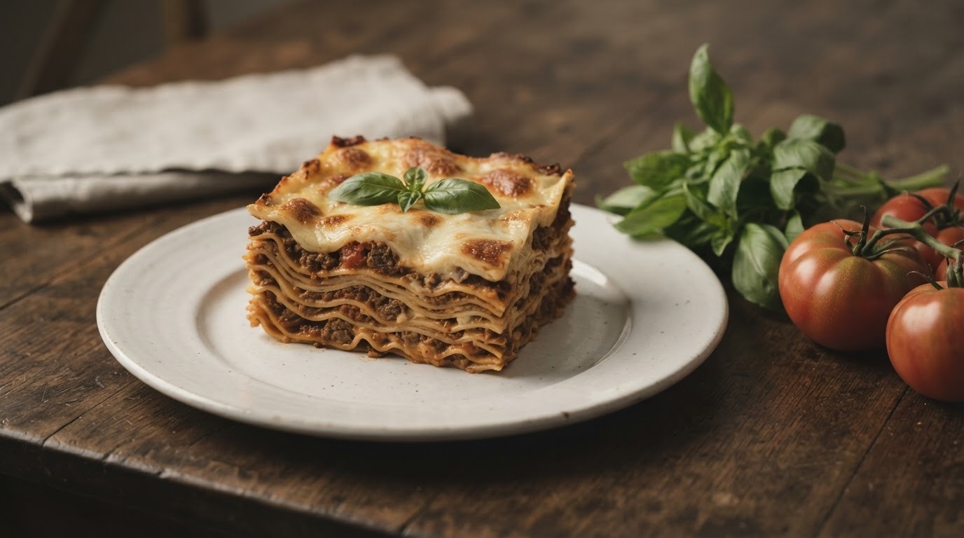Lasagne met Rundergehakt en Bechamelsaus