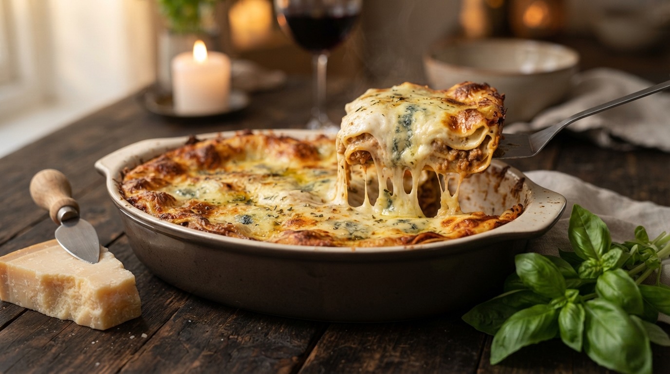 Lasagne quattro formaggi