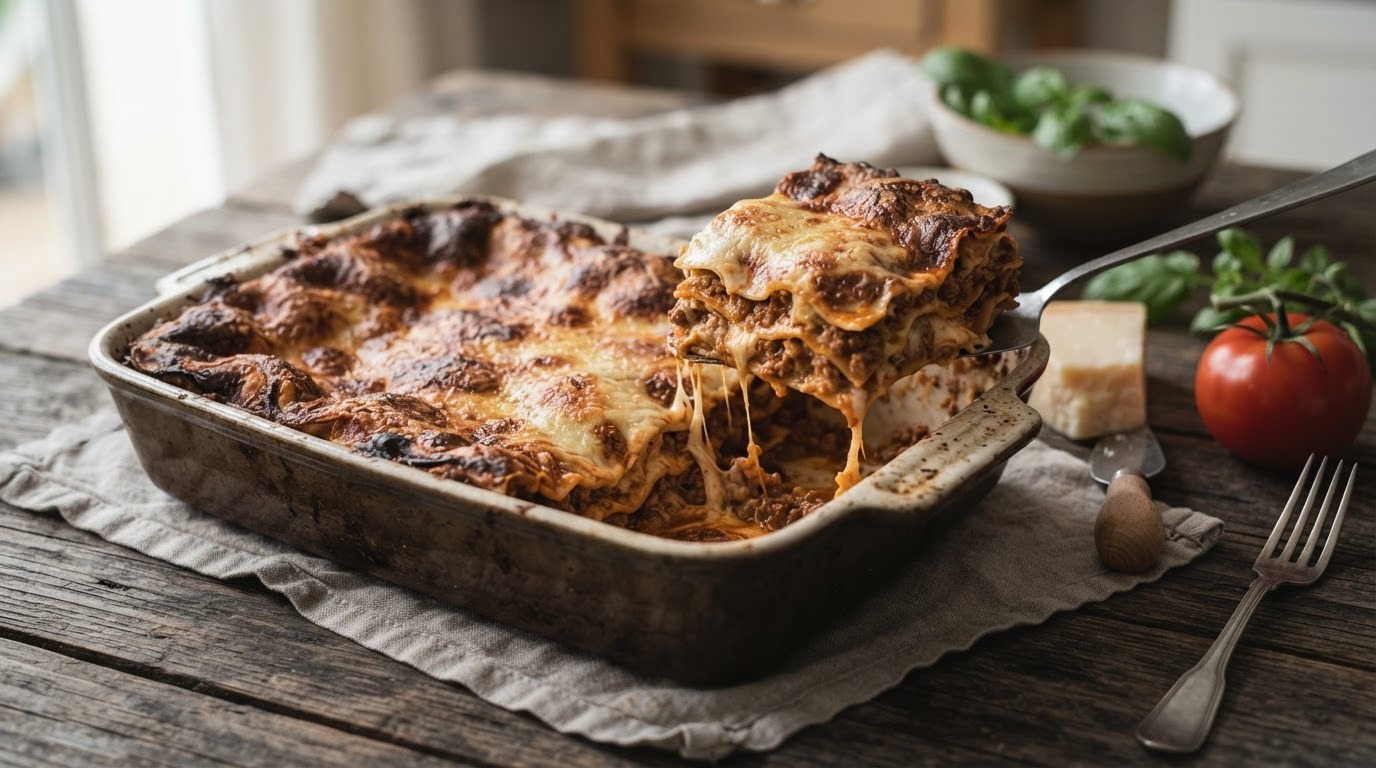 Lasagne uit de oven
